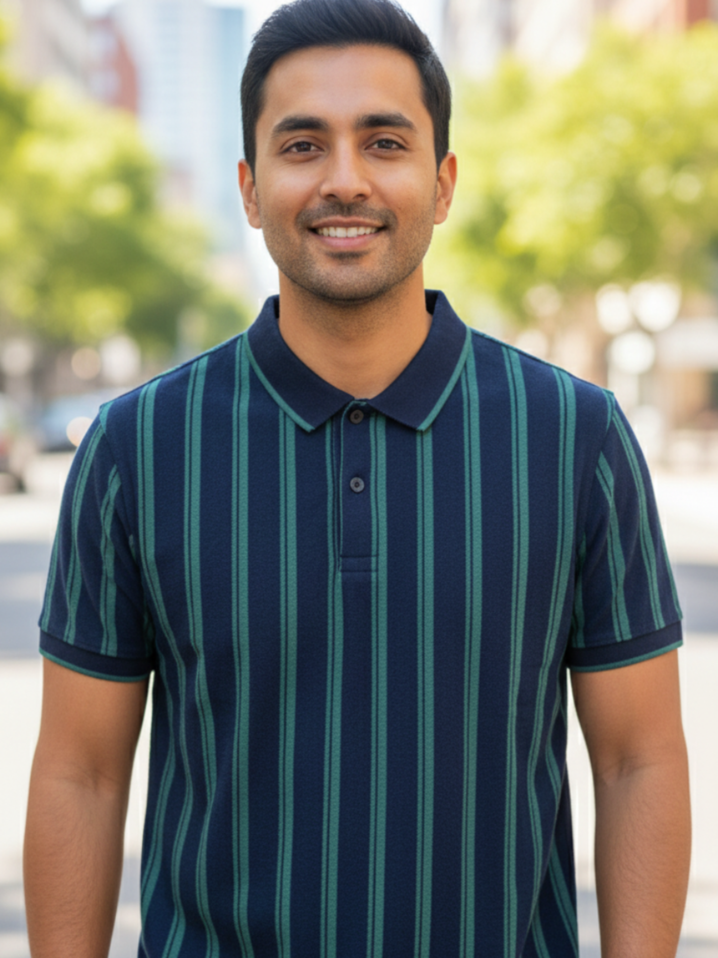 Cotton Polo T-Shirt-Str
