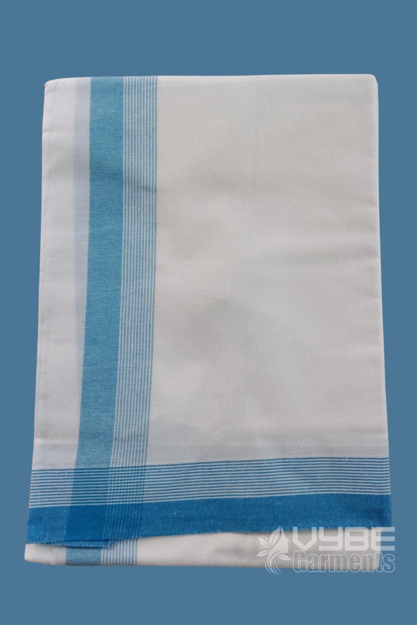 Cotton Single Dhoti with color border