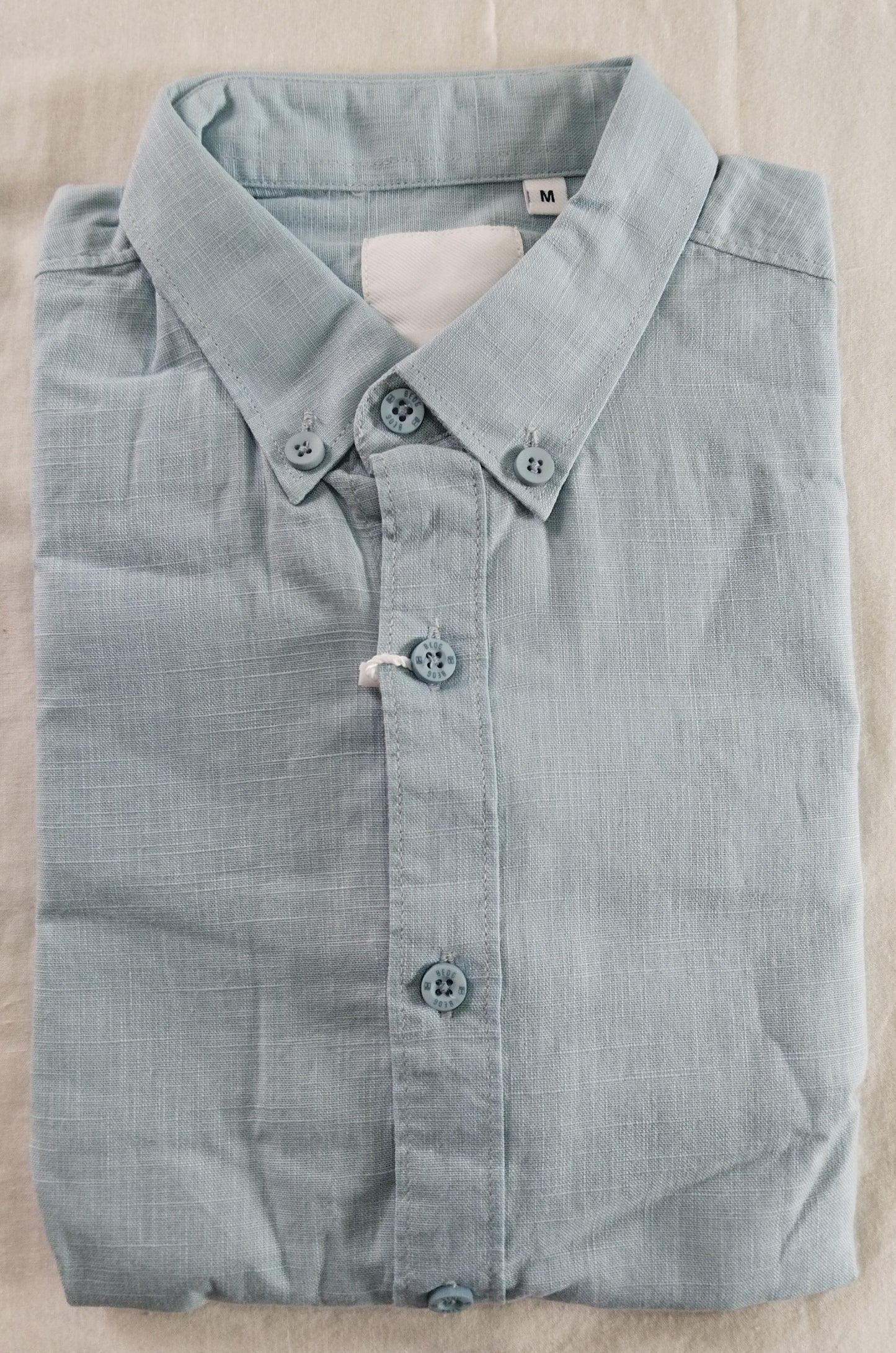 Men’s Premium Linen-Cotton Blend Formal Shirt