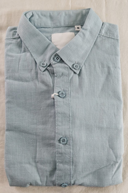 Men’s Premium Linen-Cotton Blend Formal Shirt