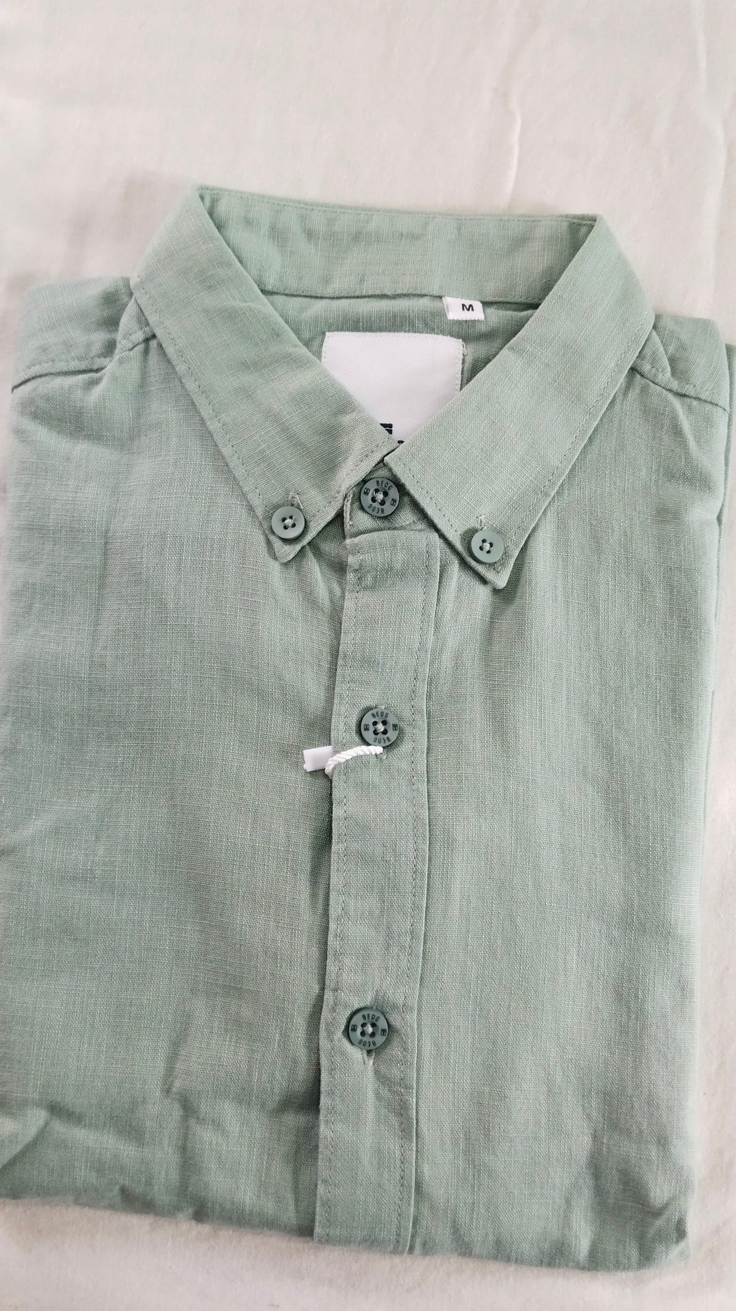 Men’s Premium Linen-Cotton Blend Formal Shirt