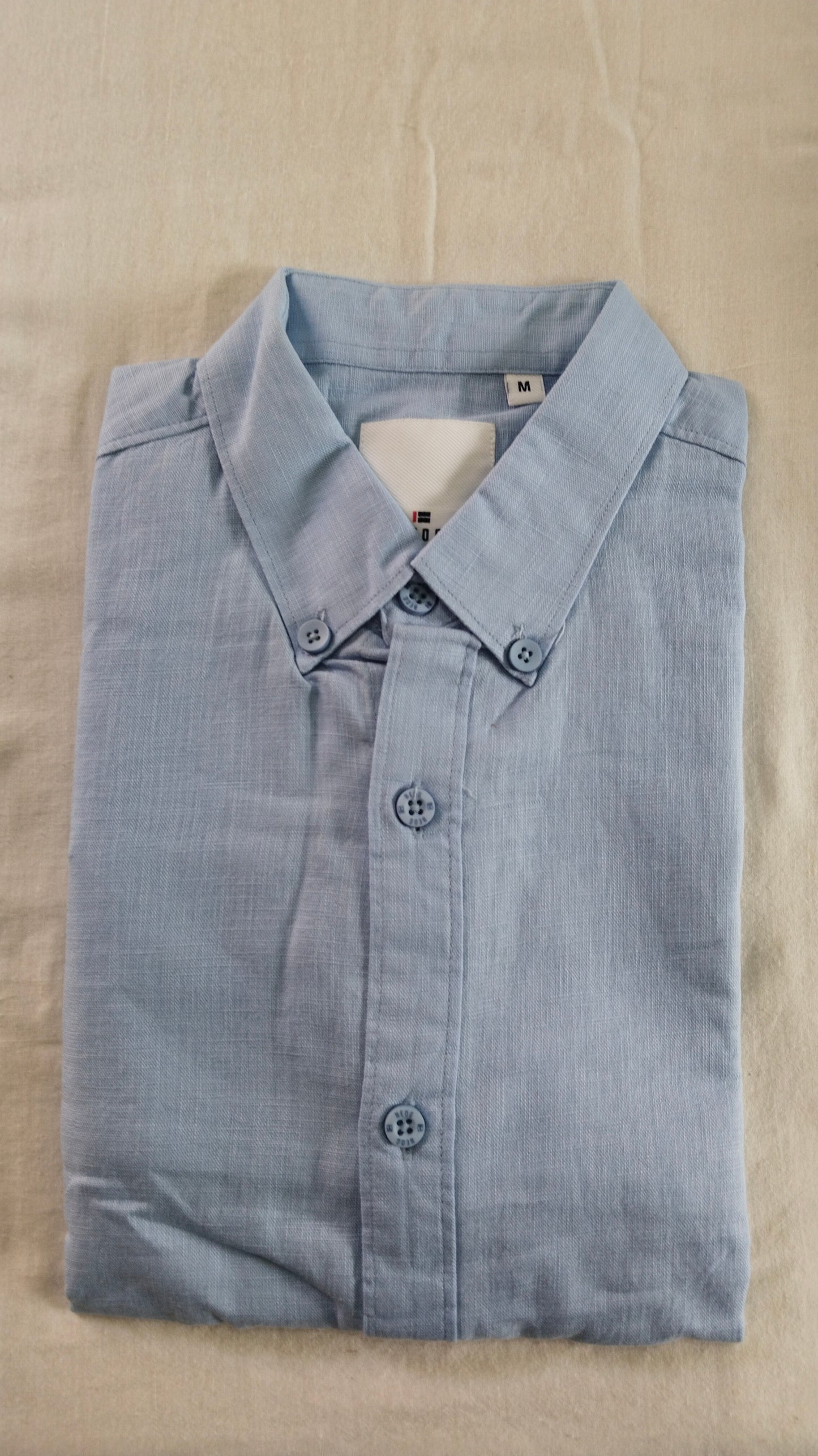 Men’s Premium Linen-Cotton Blend Formal Shirt