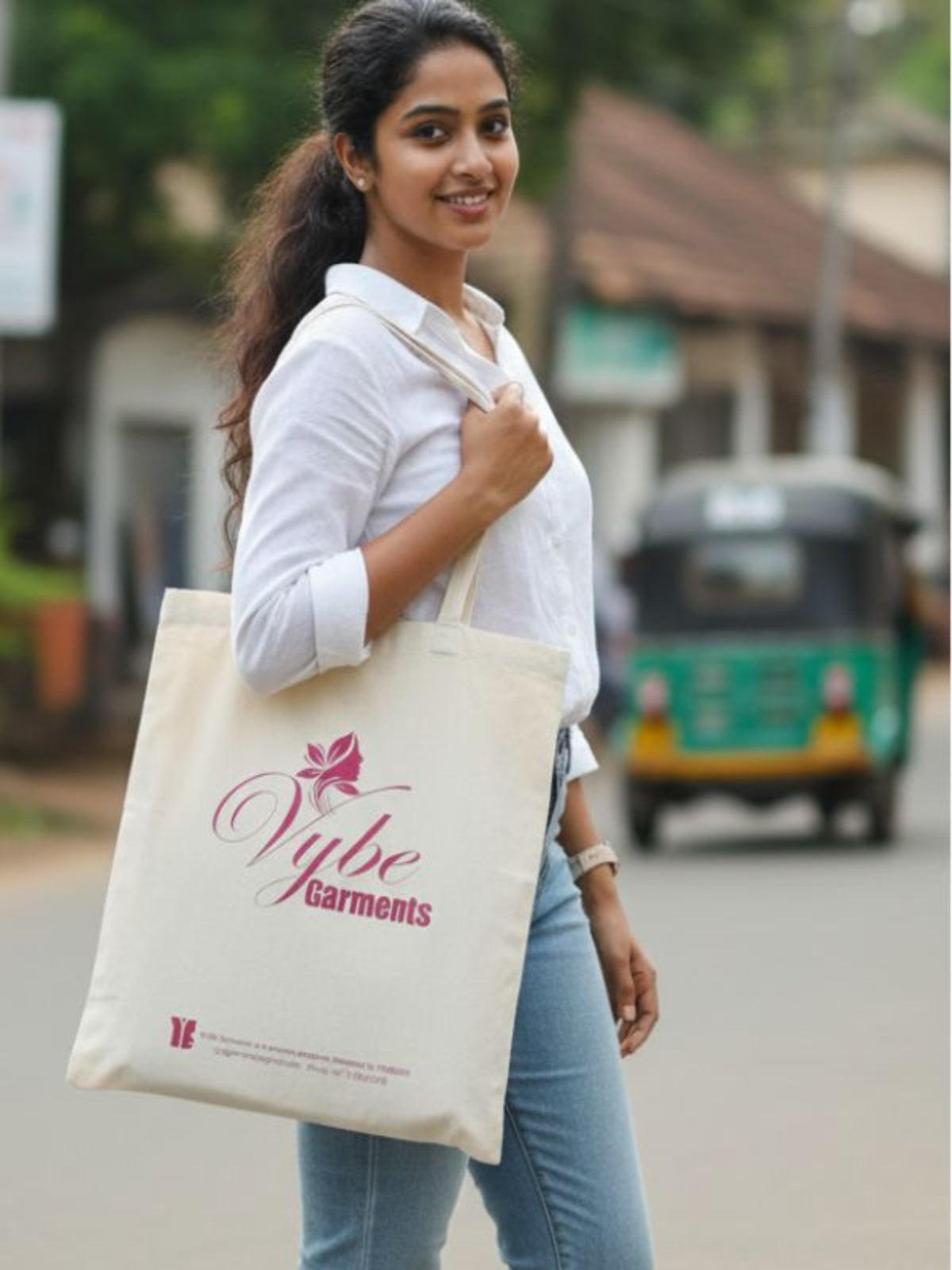 Cotton Cloth Tote Bag for shopping